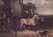 Francis Grant Queen Victoria Riding Out (mk25) oil painting on canvas